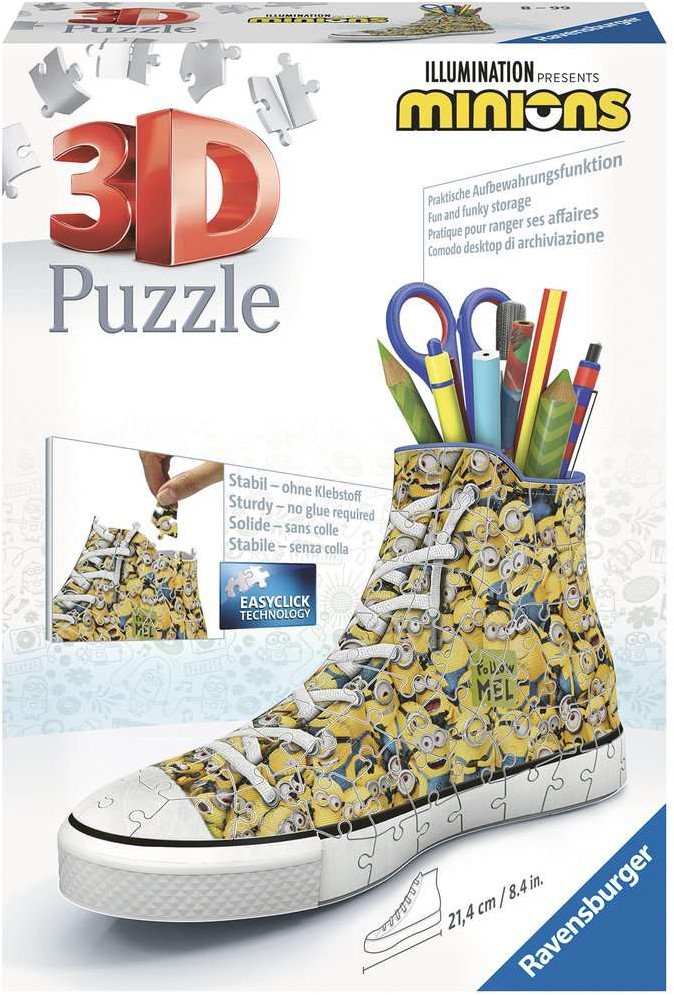 les verkouden worden Vervreemden 3D Puzzel - Sneaker Minions (108 stukjes) - kopen bij Spellenrijk.nl