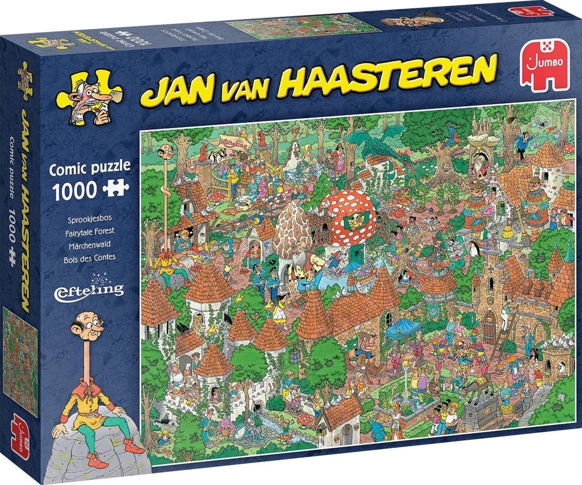 Registratie mechanisch Donau Jan van Haasteren - Efteling Sprookjesbos Puzzel (1000 stukjes) - kopen bij  Spellenrijk.nl