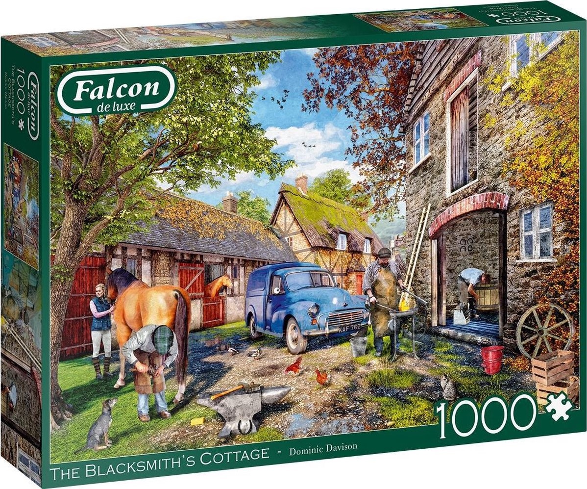 Ontvangende machine Tutor visueel Falcon - The Blacksmith's Cottage Puzzel (1000 stukjes) - kopen bij  Spellenrijk.nl