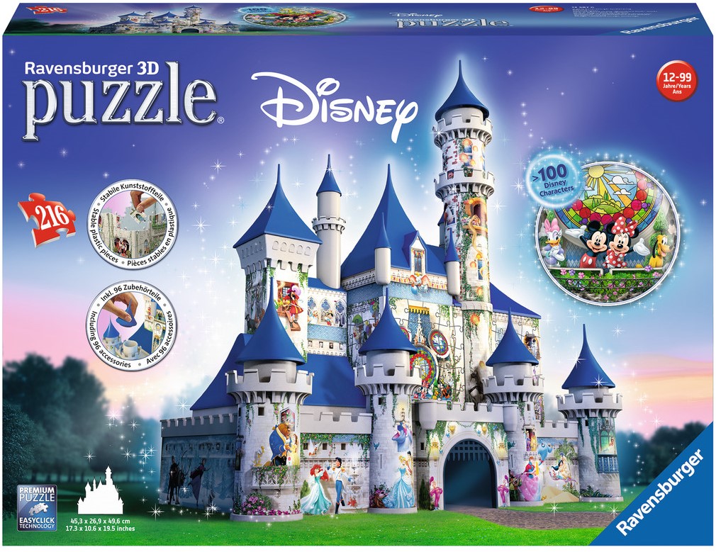 Norm kool Geniet 3D Puzzel - Disney Castle - kopen bij Spellenrijk.nl