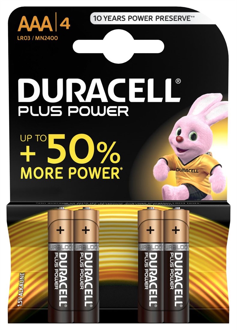 Duracell Batterijen Power AAA / LR03 (4 stuks) - kopen bij Spellenrijk.nl