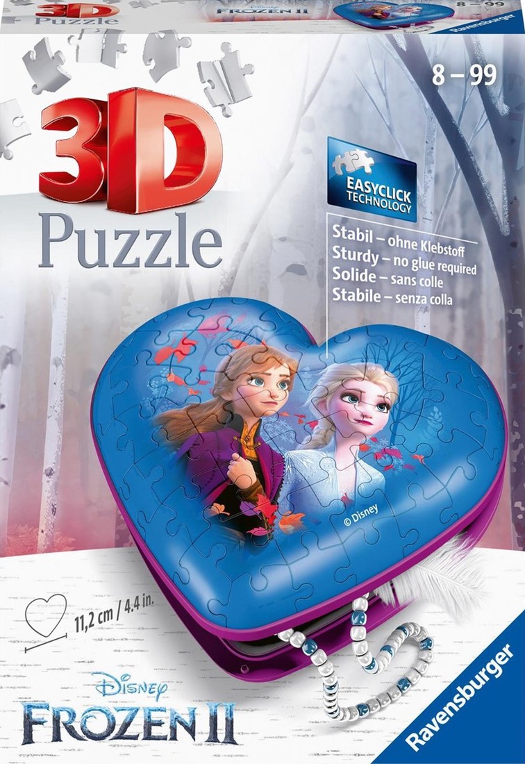 tragedie Razernij Collega 3D Puzzel - Frozen 2 Hartendoosje (54 stukjes) - kopen bij Spellenrijk.nl