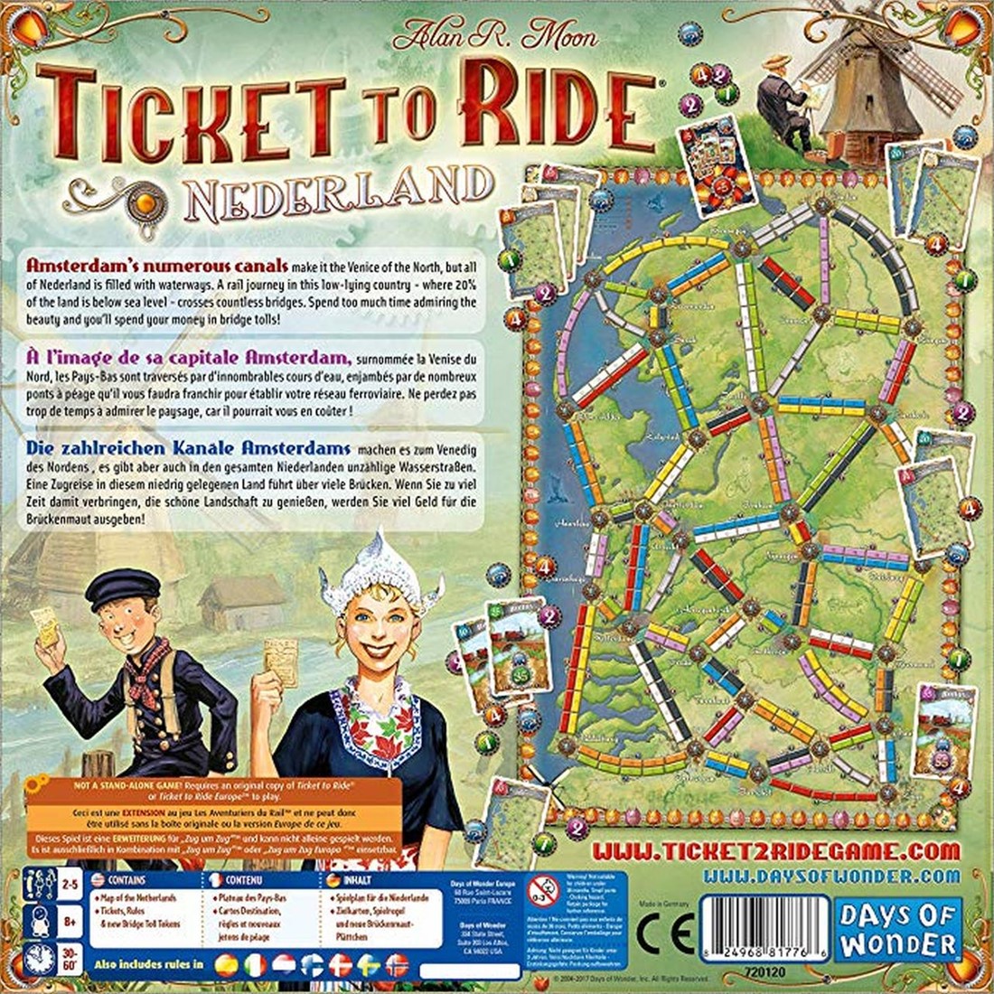 Riskeren Symmetrie afgewerkt Ticket To Ride - Nederland Uitbreiding - kopen bij Spellenrijk.nl