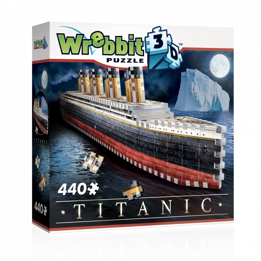 3D Puzzel - Titanic (440 - kopen bij Spellenrijk.nl