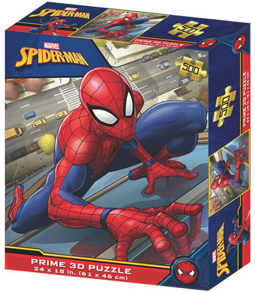 kubus worstelen Begunstigde 3D Image Puzzel - Spiderman Climb (500 stukjes) - kopen bij Spellenrijk.nl